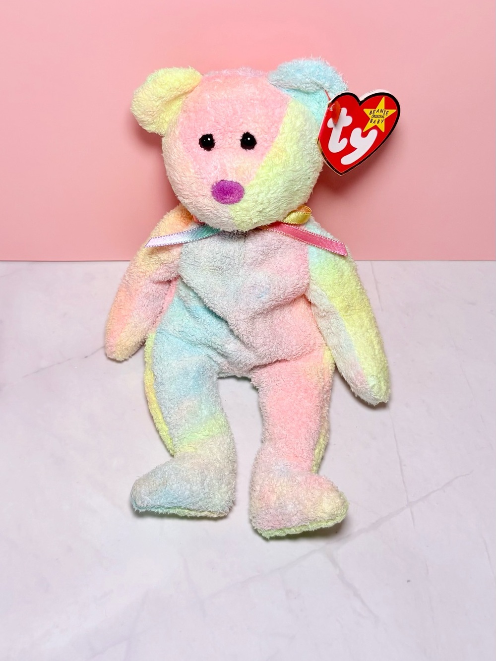 🩷 Ty Beanie Babies Groovy Bear 1999